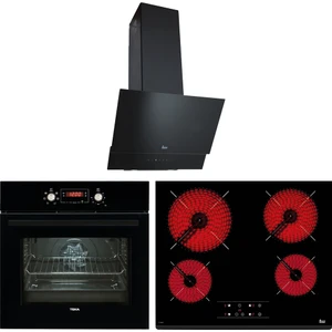 - Chef 9 Ankastre Set - (Hak 627 Bk Fırın + Tz 6415 Ocak + Tvt 60.1 Davlumbaz) - Siyah - 64000469