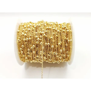 Yiğit Aksesuar Bileklik Kolye Halhal Zinciri 5 Metre Lak Kaplama (Kararma Yapmaz)