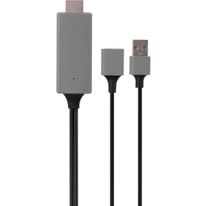 HY-XO54 Görüntü Aktarıcı Usb-F To HDMI 1m Mobil Telefon Uyumlu Kablo