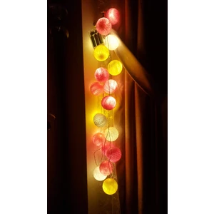 Işıklı Toplar Dükkanı Montessori Işıklı Top LED Aydınlatma Dekoratif Gece Lambası 20 Top 3 mt