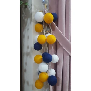 Işıklı Toplar Dükkanı Montessori Işıklı Top LED Aydınlatma Dekoratif Gece Lambası 20 Top 3 mt