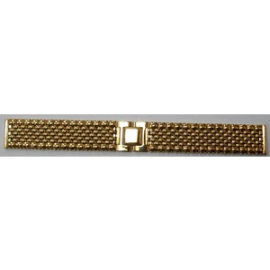 Ezgi Elektronik Sarı Altın Kaplama    Saat Kordonu Metal Kordon 20MM Golda2