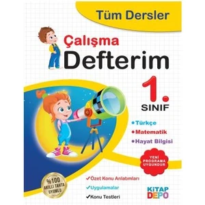 Kitap Depo Yayınları 1. Sınıf Tüm Dersler Çalışma Defterim