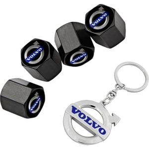 Volvo Sibop Kapağı 4 Adet ve Krom Anahtarlık