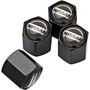 Nissan Sibop Kapağı 4 Adet Paslanmaz Çelik Siyah Renk