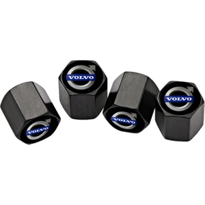 Volvo Sibop Kapağı 4 Adet Paslanmaz Çelik Siyah Renk