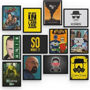 Breaking Bad 12 Parça Mdf Tablo