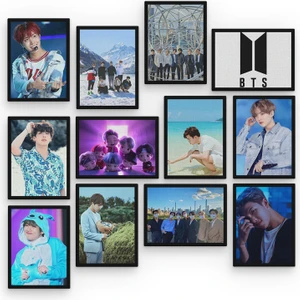 Bts 12 Parça Mdf Tablo