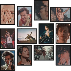 Harry Styles 12 Parça Mdf Tablo