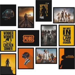 Pubg 12 Parça Mdf Tablo