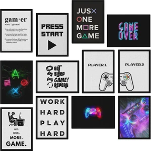 Gamer 12 Parça Mdf Tablo