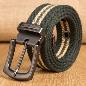 Sw Future Erkek Pin Tokalı Kanvas Outdoor Erkek Kemer (Yurt Dışından)