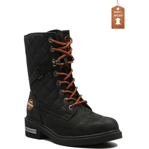 Hammer Jack 15945 Kadın Deri Siyah  Postal Bot