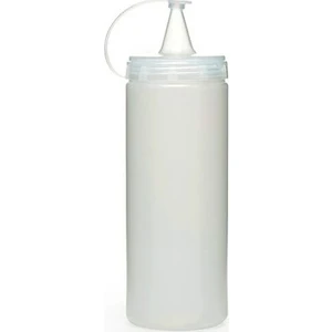 Qchef Hazırlık Şişesi (3 Adet) Kapaklı Salata Sosu Zeytinyağı Ketçap Mayonez Sıkma Sosluk 400 ml.