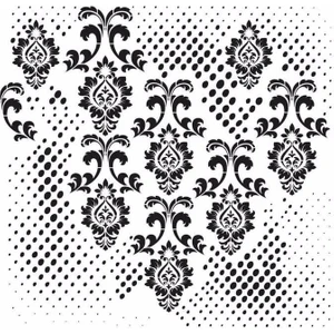 GCSM-007 Grunge Stencil Mini 25 x 25 cm