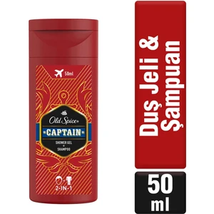 Old Spice Duş Jeli ve Şampuan Captain 50 ml Duş Jeli