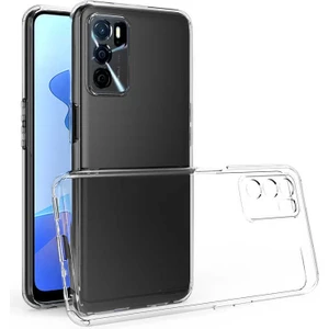 Oppo A16 Kılıf Şeffaf Silikon Lüx