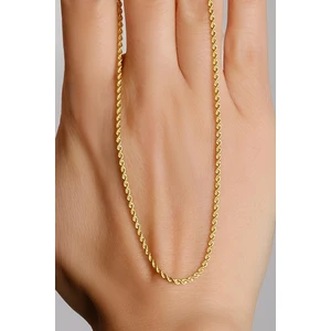 Aytek Gold Halat Zincir Kolye