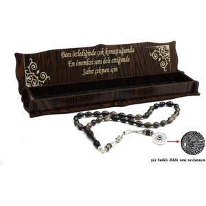 Seni Seviyorum Aksesuarlı Bufalo Boynuzu Tesbih