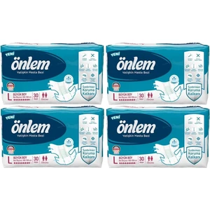 Hasta Bezi Bel Bantlı Tekstil Yüzey Large Büyük 120 Adet