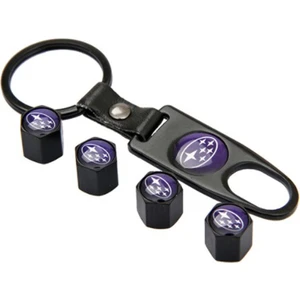 Subaru Paslanmaz Çelik Sibop Kapağı ve Anahtarlık Seti