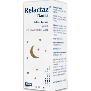 Relactaz Laktaz Enzimi Içeren Damla 15 ml