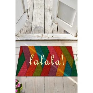 Lalala Yılbaşı Kapı Önü Paspası Yılbaşı Dekoru Dış Mekan ve Ev Içi Paspas 45X70CM