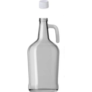 Paşabahçe 3 Litre Kulplu Galon Cam Şişe Yağlık Plastik Kapaklı Şeffaf Yağdanlık
