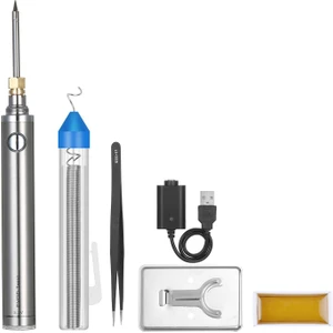 Beauty Life 5 V 8 W Kablosuz Şarjlı Havya - Gümüş (Yurt Dışından)