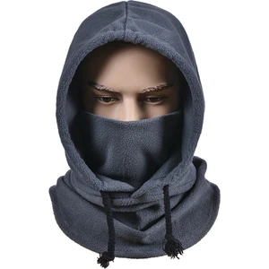 Beauty Life Rüzgar Geçirmez Kışlık Polar Bere - Gri (Yurt Dışından)