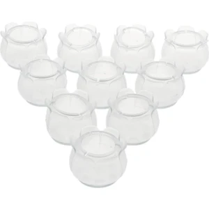 10 x Yuvarlak Silikon Sandalye Bacak Zemin Koruyucu Mutfak Ev Bar Taburesi 22-28MM Yuvarlak Bacak 22-28MM (Yurt Dışından)