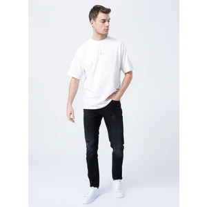 Siyah Erkek Slim Fit Denim Pantolon 4669M