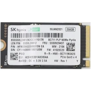 SK HYNİX HFM256GD3HX015N 256 GB 2000 MB/s ve Üstü 1000 MB/s ve Üstü M.2 PCIe (NVMe) SSD