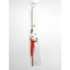 Peluş Oyuncak Ördek Figürlü Çanlı Kedi Oltası