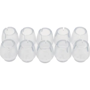 10 Adet Yuvarlak Silikon 12-16MM Sandalye Ayağı Koruyucu - Şeffaf (Yurt Dışından)