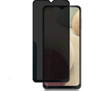 Case 4U Samsung Galaxy A12 Ekran Koruyucu Temperli Kırılmaz Cam Privacy Davin 5D Hayalet Gizliklik Filtreli