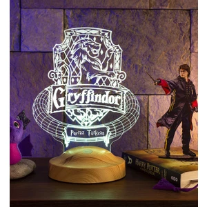 Sevgi Lambası Kişiye Özel Harry Potter Gryffindor HogwartsHediyesi, Gryffindor Hediyesi 3D LED Lamba