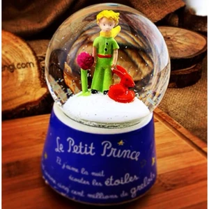 Le Petit Prince/küçük Prens Yazılı Mini Boy Kar Küresi