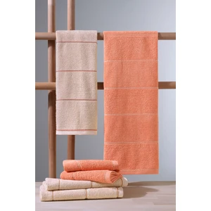 Cotton Mania Carmine Set Desert - Ekstra Yumusak, Modern %100 Pamuk 50x90 - 70x140cm. Banyo HAVLU Seti