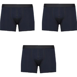 John Lion Erkek Premium Likralı 3'lü Boxer Lacivert