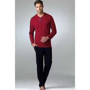 Pierre Cardin 5454 Erkek Uzunkollu Penye Pijama Takımı