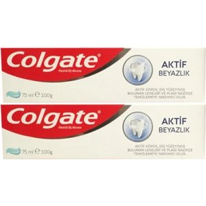 Colgate Aktif Beyazlık Diş Macunu 75 ml 2li Paket