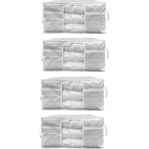 Alas 4 Adet Sandık Tipi Pencereli Hurç Maxi 75X40X40 Gri