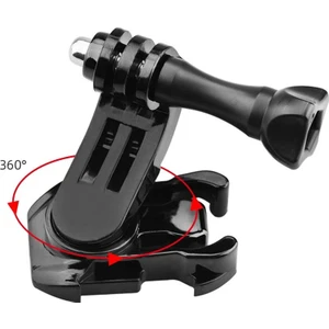 GP20BVU Eken Sjcam Gopro Aksiyon Kamera Uyumlu Pivot Vidalı Açılı J-Hook Hızlı Tak Çıkar 2 Parça Bağlantı Aparatı Seti