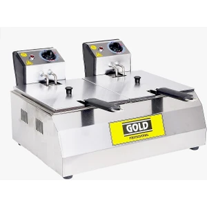 5+5 Litre Elektrikli Fritöz Makinesi Patates Kızartma Makinası