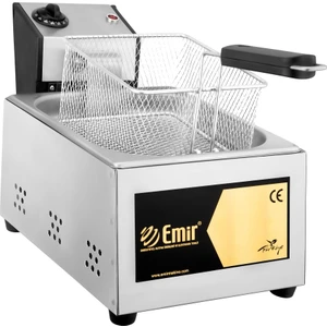 Emirmakine Büfe Tipi 5 Litre Elektrikli Fritöz Makinesi 1-Kalite