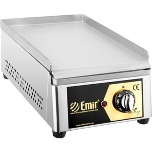 Emirmakine Plate Izgara Elektrikli 30 cm Köfte Hamburger Pişirme