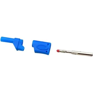 4mm Banana Jak Korumalı Tip Mavi