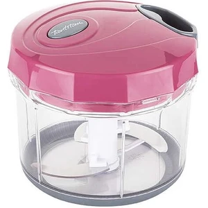 Gri Pembe Büyük Pratik Doğrayıcı ve Çırpıcı 1000ML