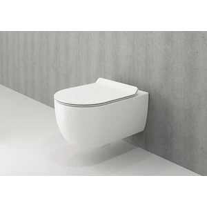 Bocchi V-Tondo 1416-001-0128 Rimless Asma Klozet Seti, Parlak Beyaz ( Klozet Kapağı Dahildir)